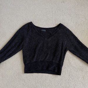 Urban outfitters large black knit sweater